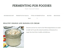 Tablet Screenshot of fermentingforfoodies.com